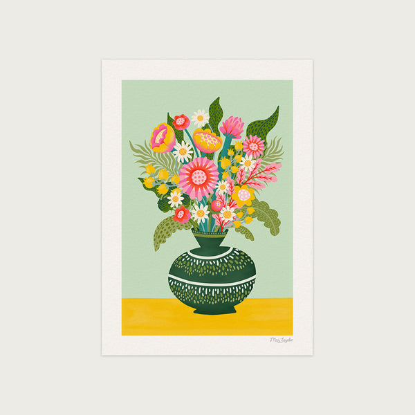 Flower Base Art Print for Sale by Ashikha T