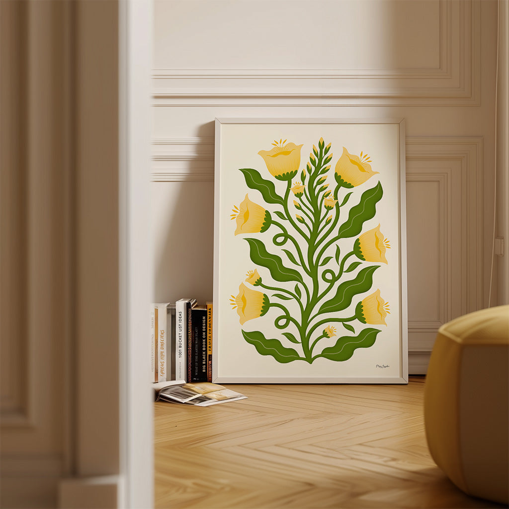 Folk Flower Art Prints