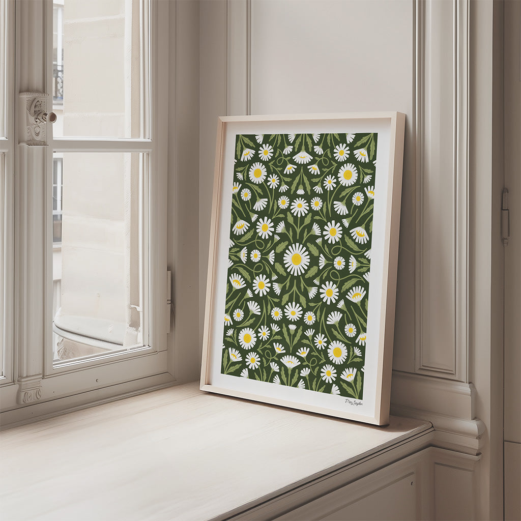 Heritage Daisies Art Print