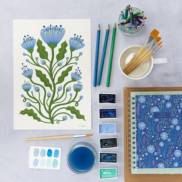 Maz Leyden | Botanical greetings cards, prints & more