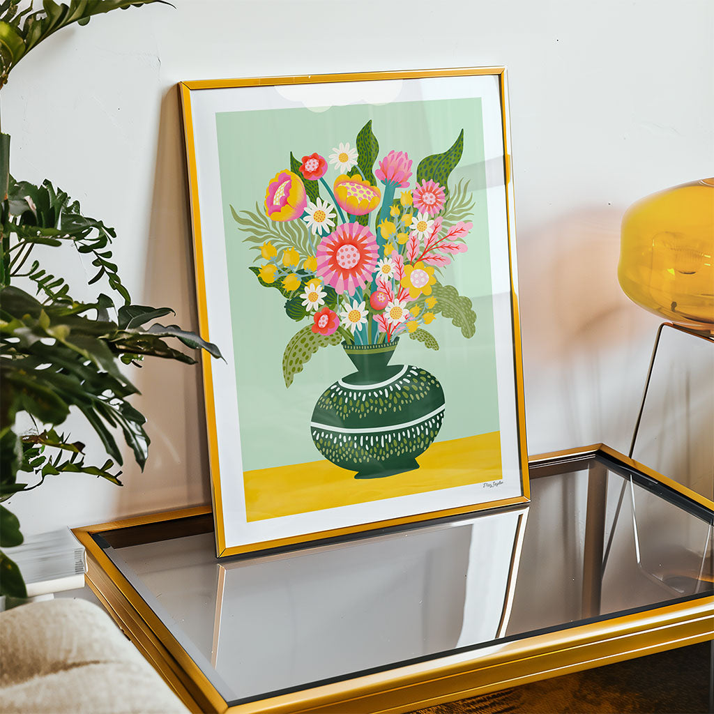 Flowers in a Vase 1 Art Print