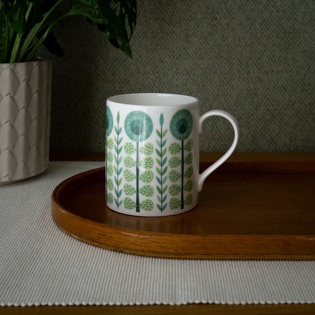 Vintage Dark Green Mug