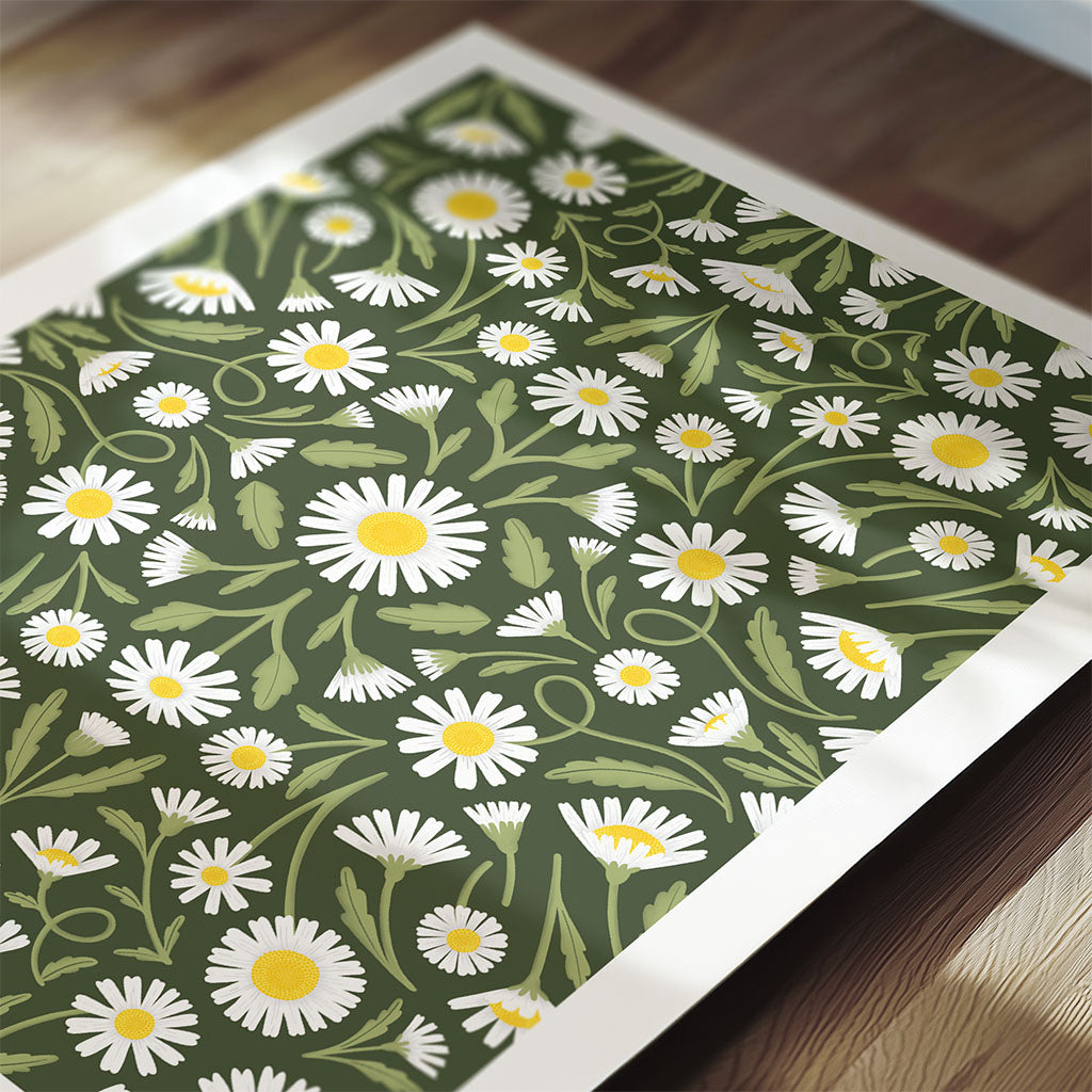 Heritage Daisies Art Print