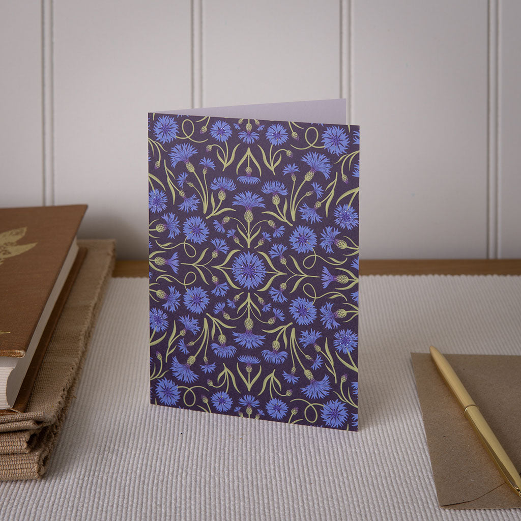 Heritage Cornflowers Greetings Card