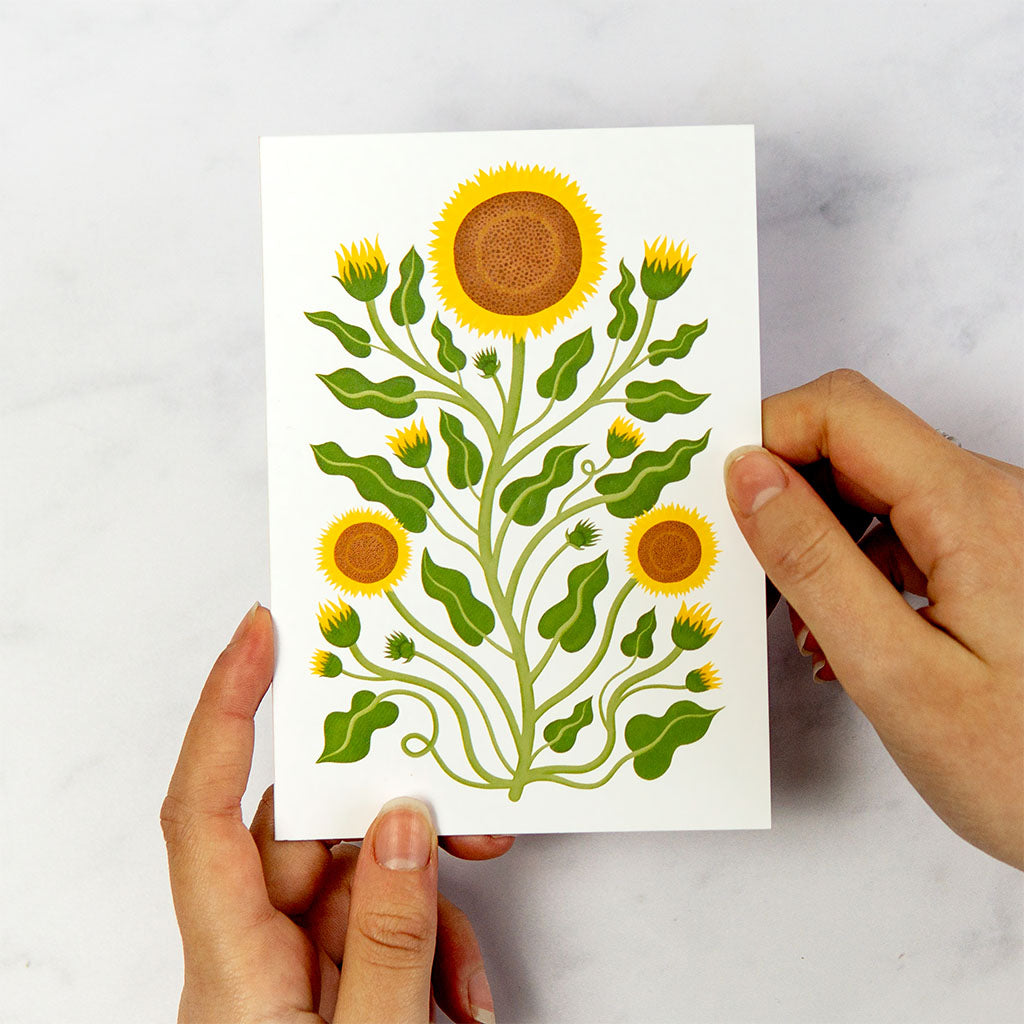 Sunflowers Greetings Card