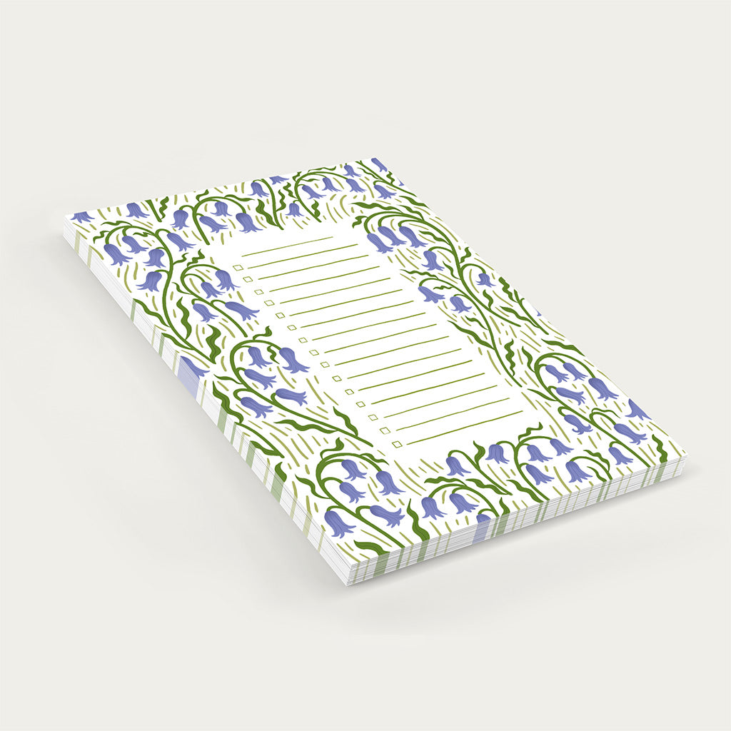 Bluebells Floral Notepad