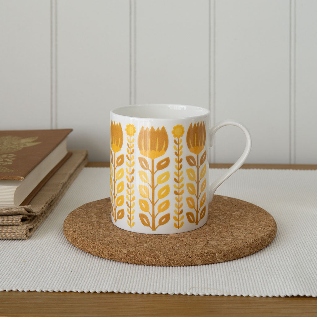 Vintage Yellow Mug