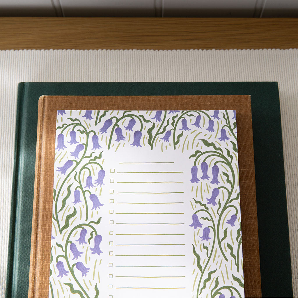 Bluebells Floral Notepad