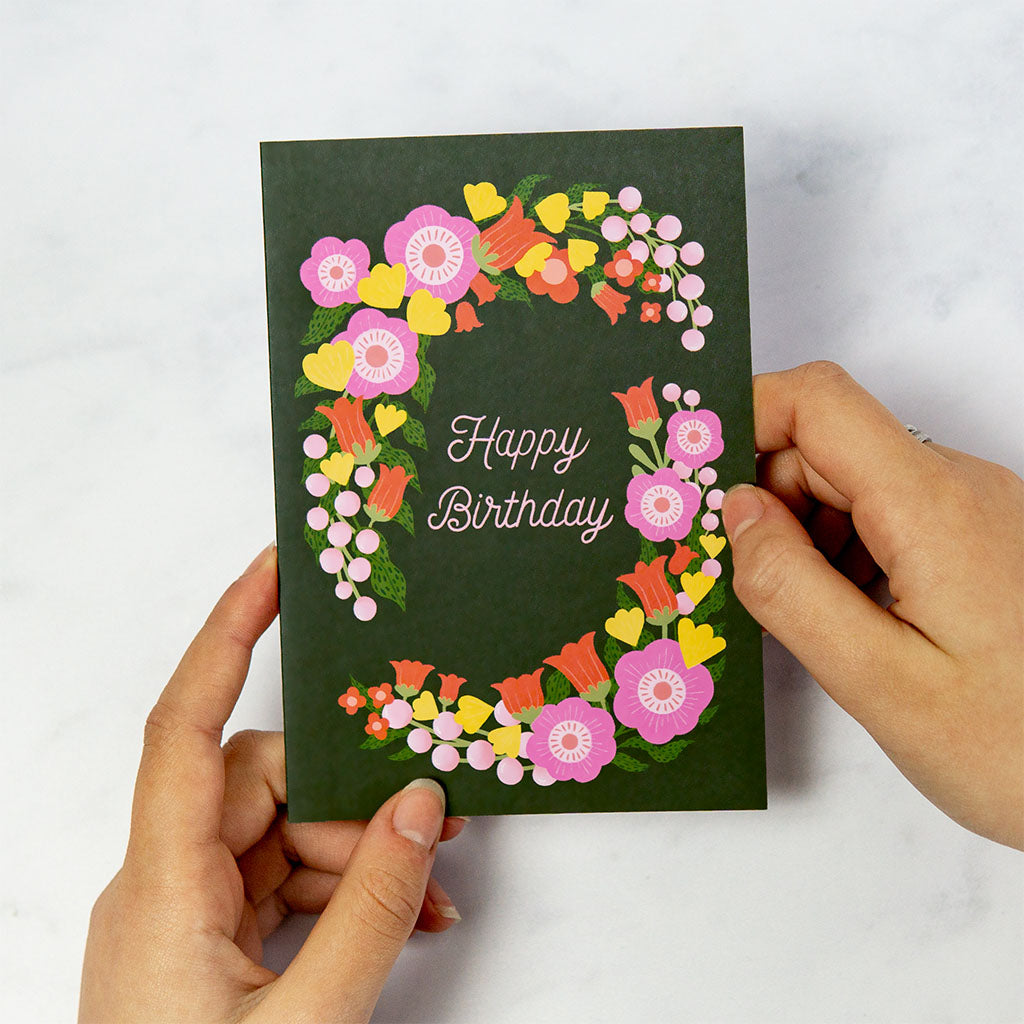 Happy Birthday Greetings Card