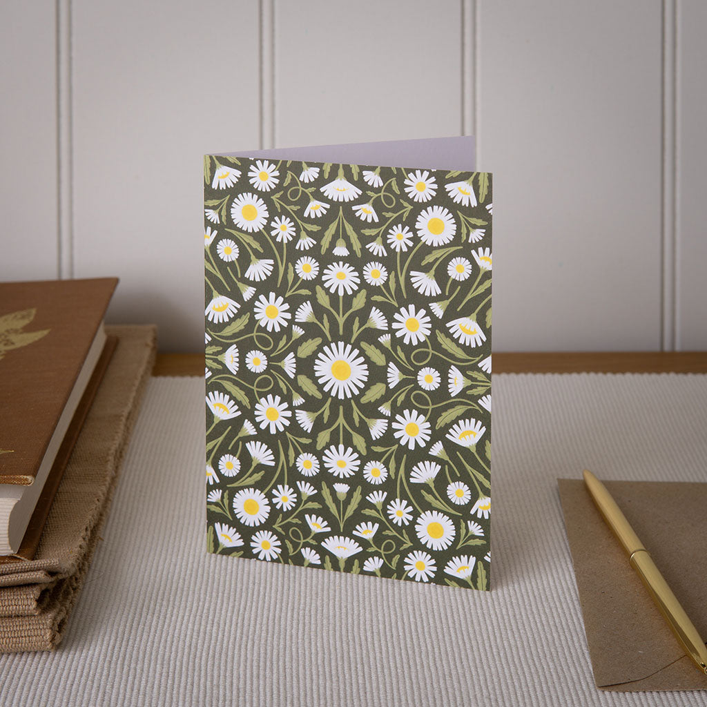 Heritage Daisies Greetings Card