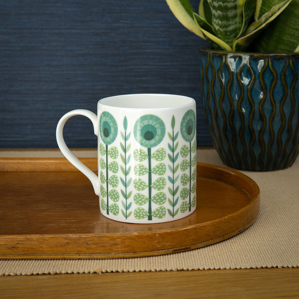 Vintage Dark Green Mug