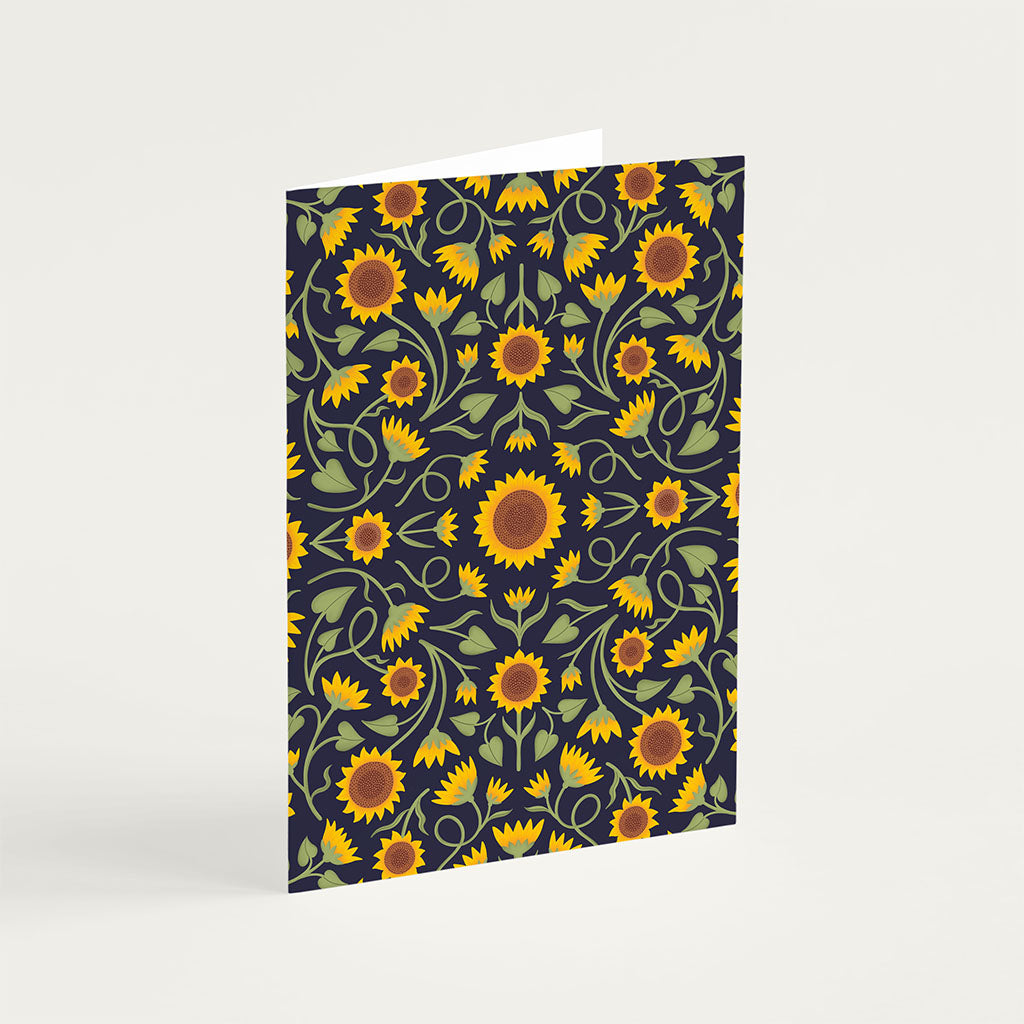 Heritage Sunflowers Greetings Card