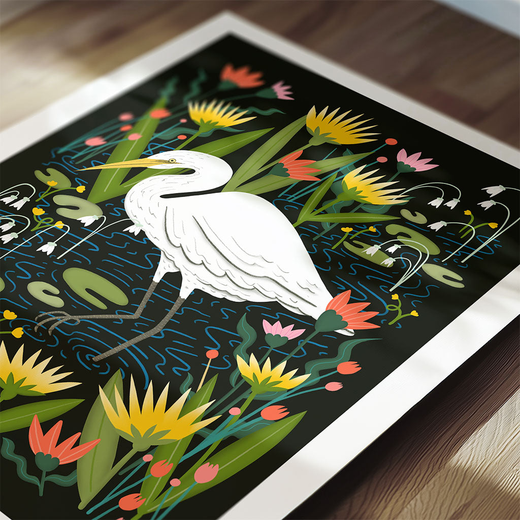 Great Egret Art Print