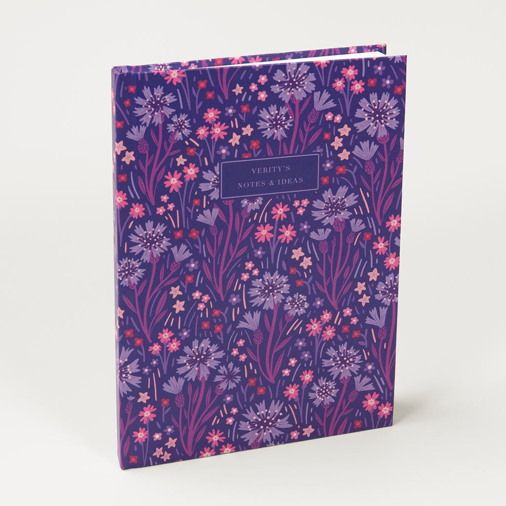customised floral journal